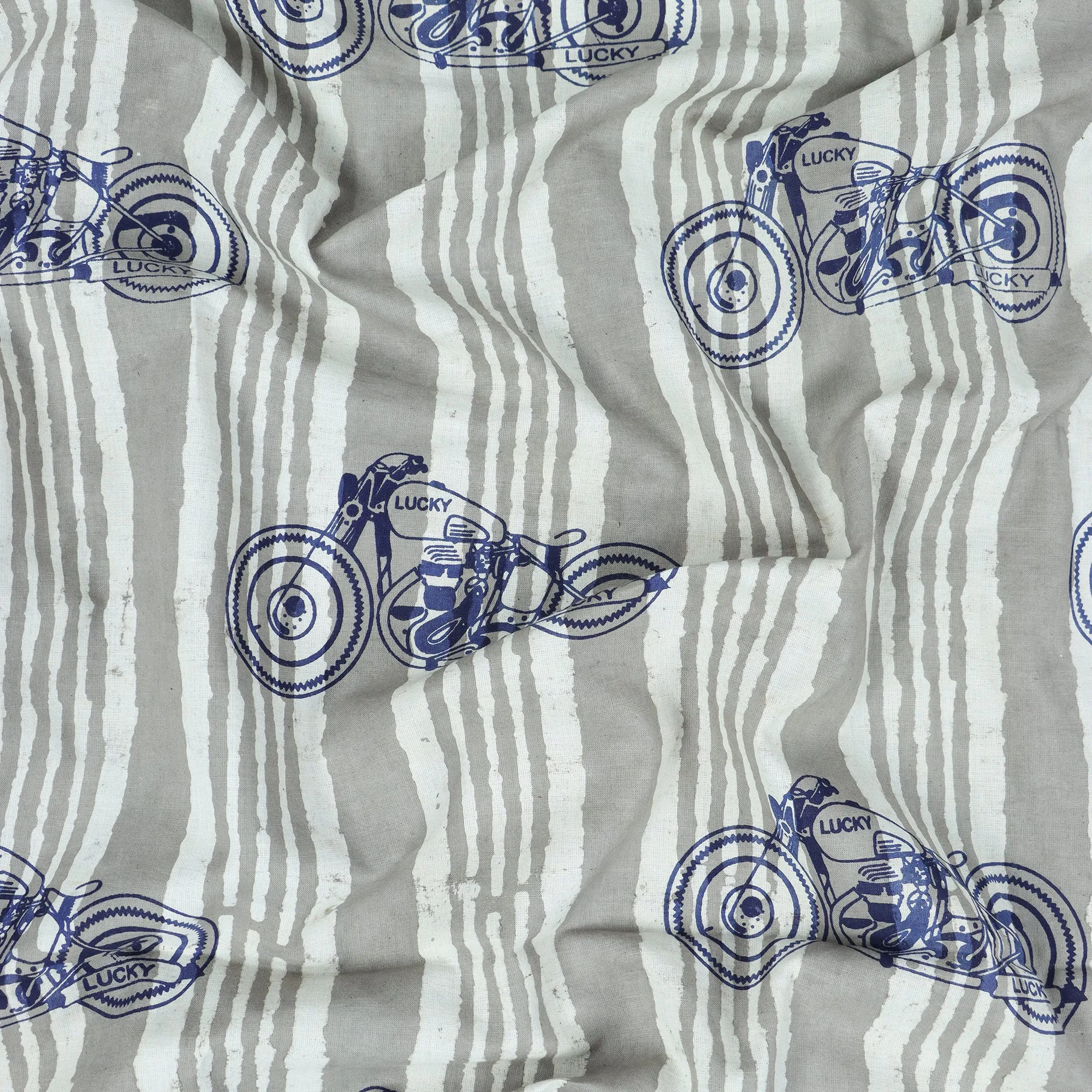 Premium Cotton fabric Soft Bike Dabu Print in Rajasthan