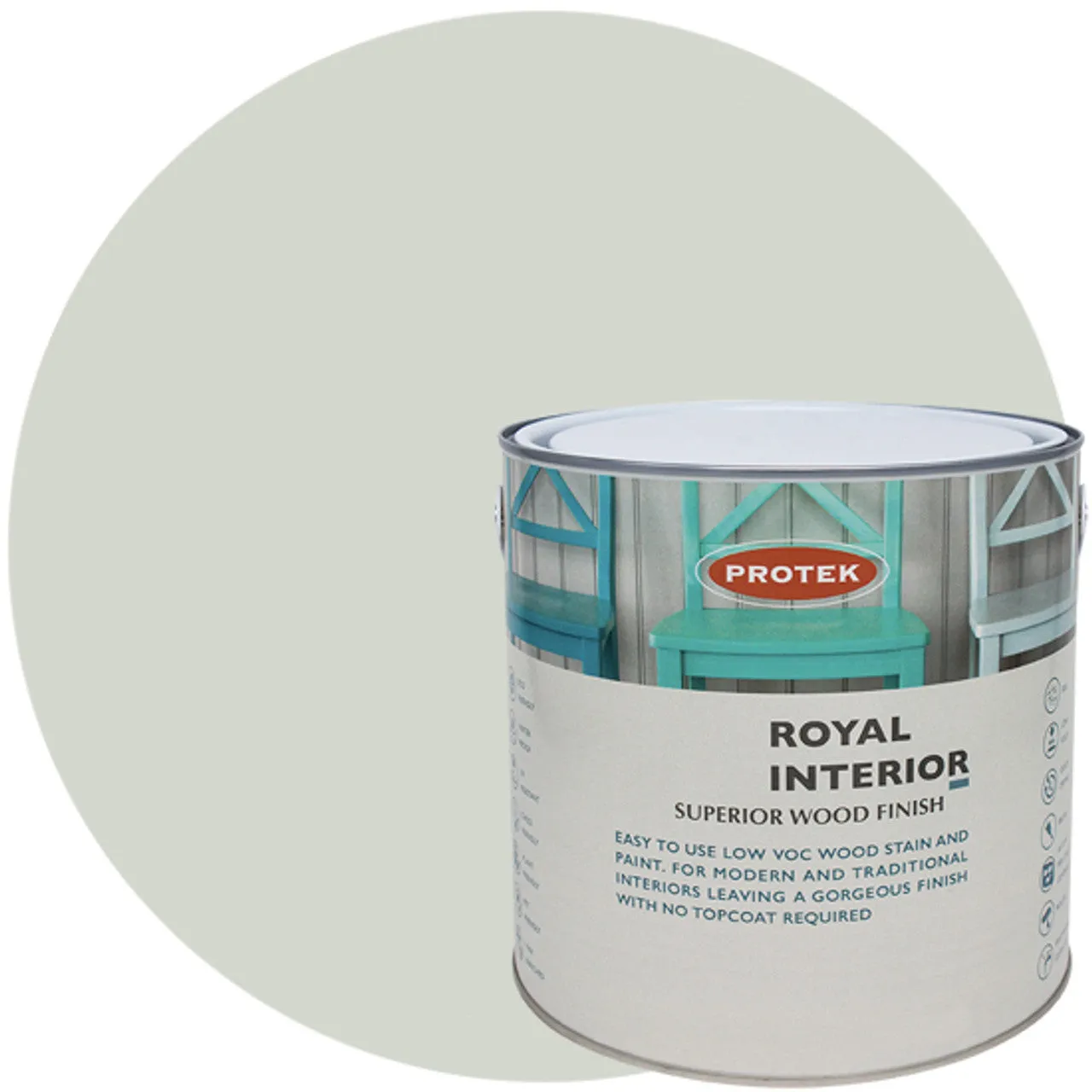 Protek Royal Interior Finish - Ice Blue