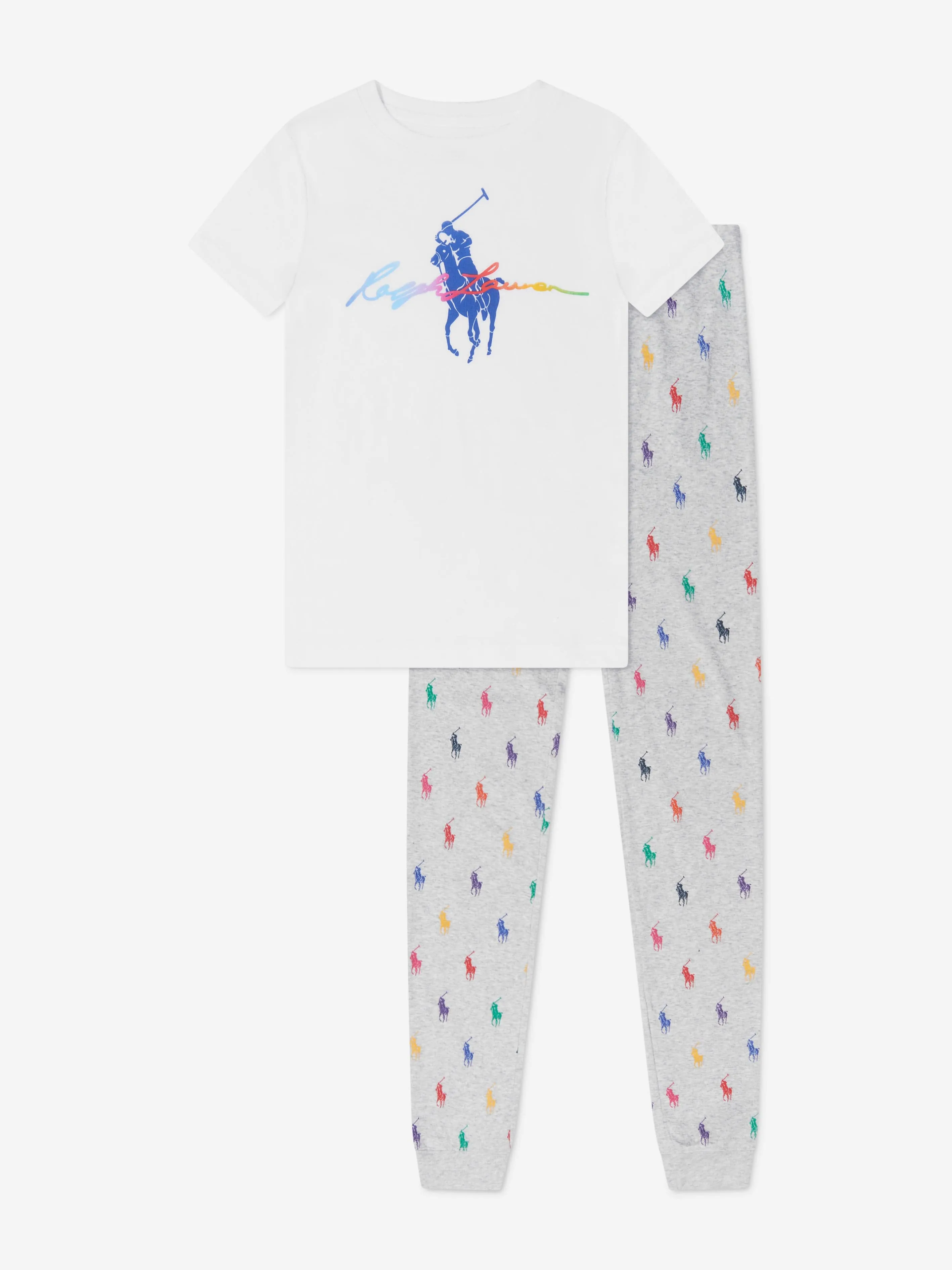 Ralph Lauren Girls T-Shirt And Pants Pyjamas Set