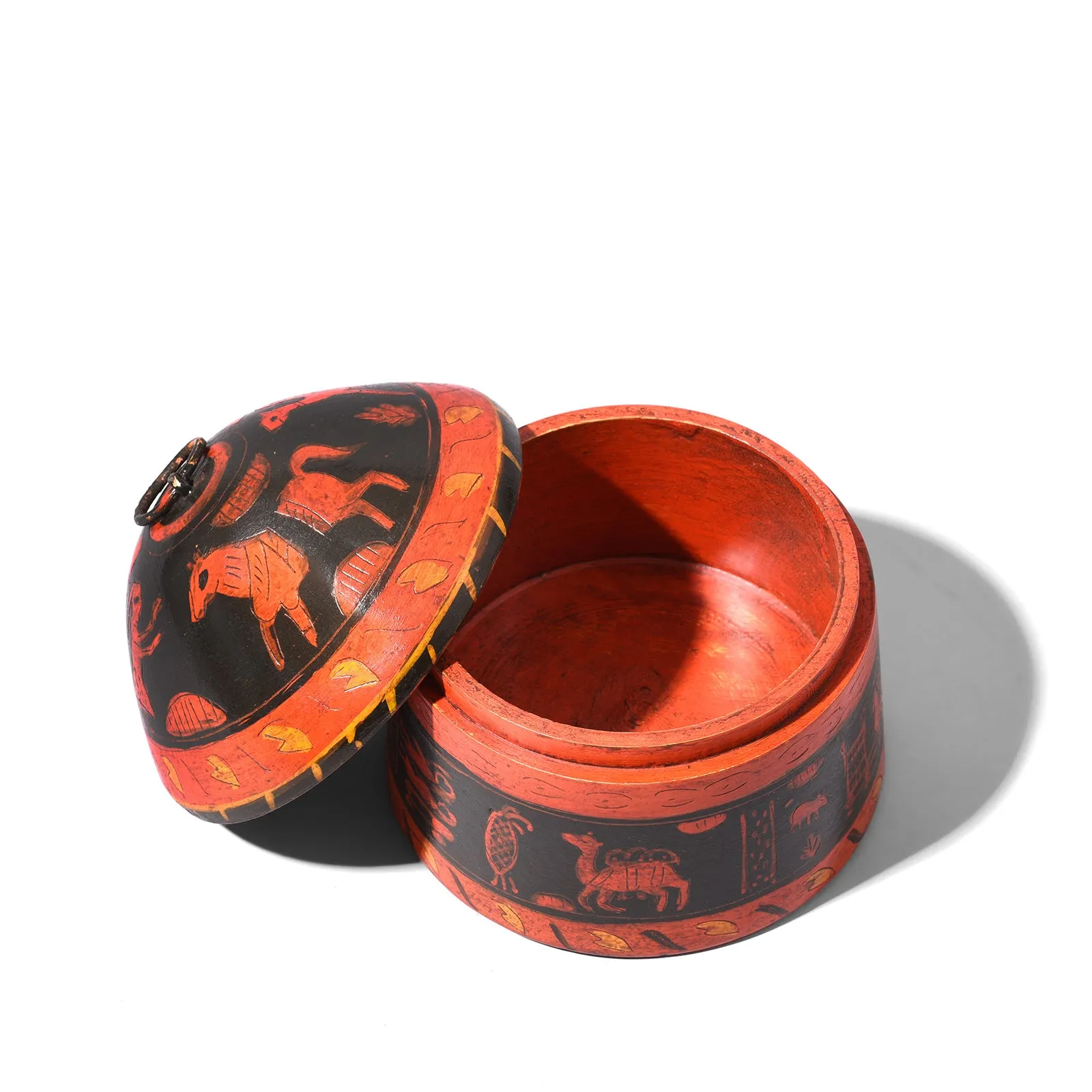 Reproduction Lacquer Pot From Pakistan