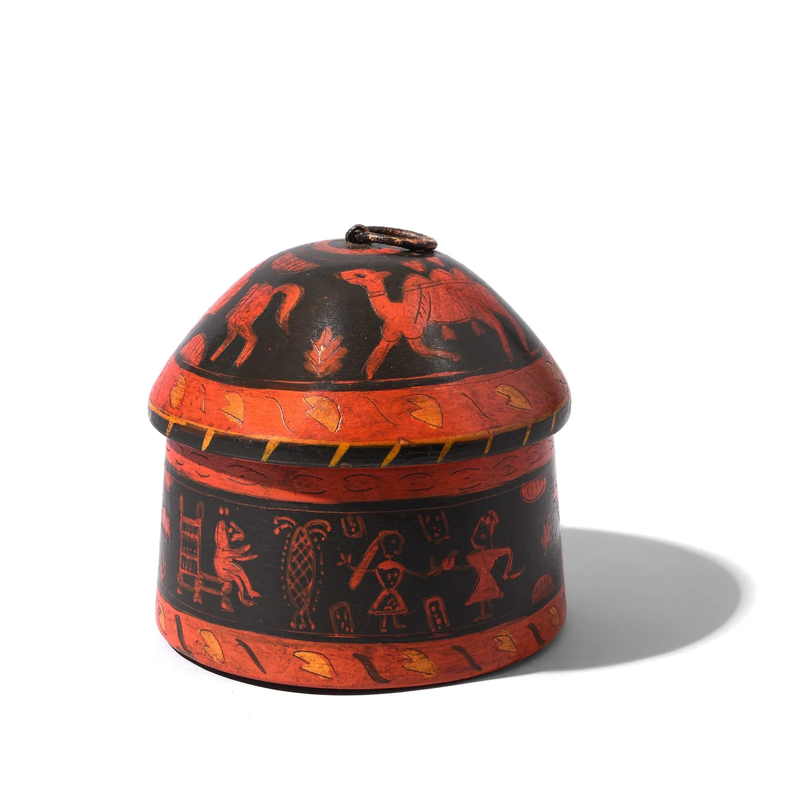 Reproduction Lacquer Pot From Pakistan