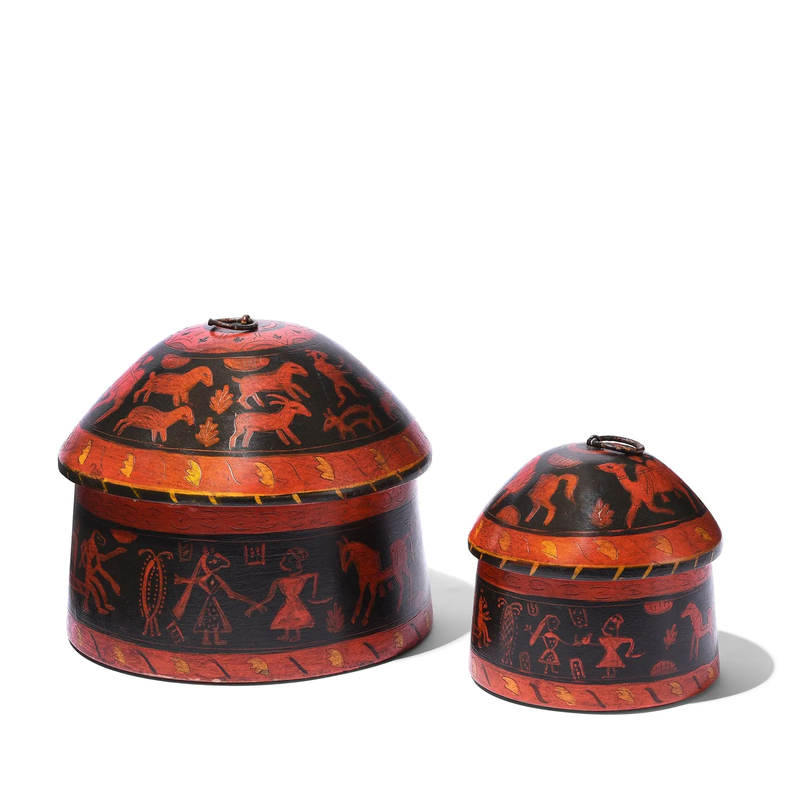 Reproduction Lacquer Pot From Pakistan