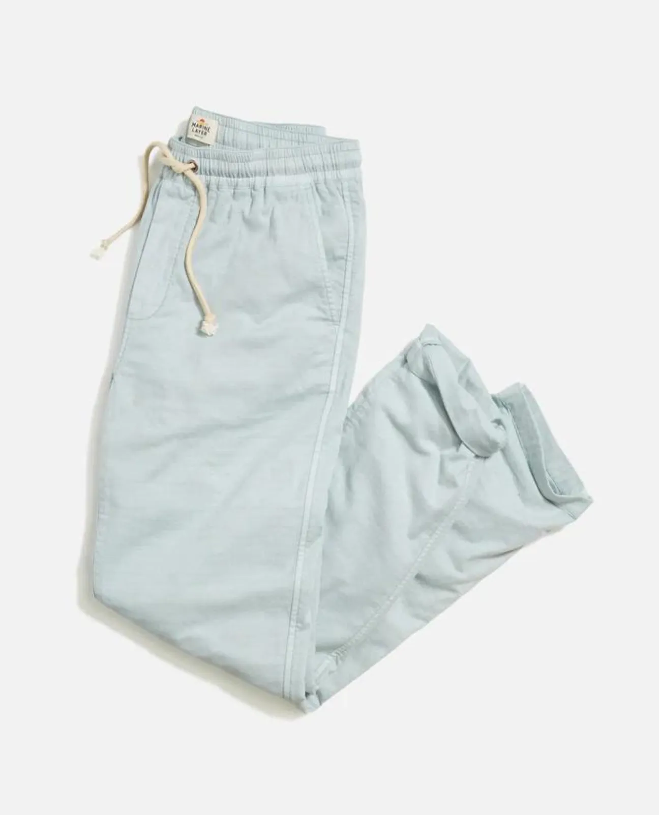 Saturday Stretch Beach Pant- Light Blue