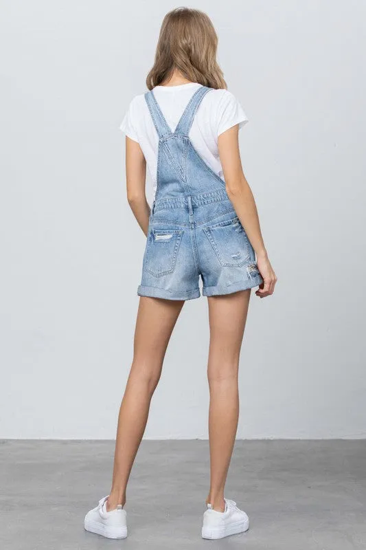 Summertime Blues Denim Overalls