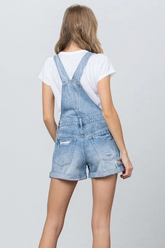 Summertime Blues Denim Overalls