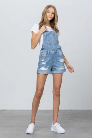 Summertime Blues Denim Overalls