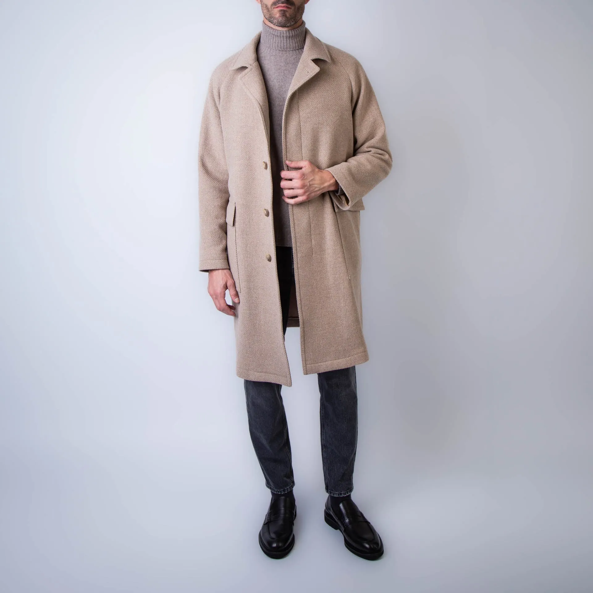 TAGLIATORE COAT LOYDS-340227 EA861 SAND