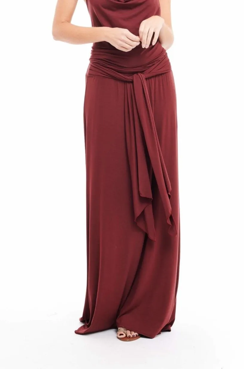 THAI SKIRT BURGUNDY