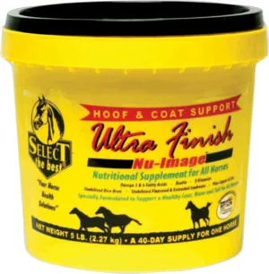 Ultra Finish Nu-image Hoof & Coat Support - Horse