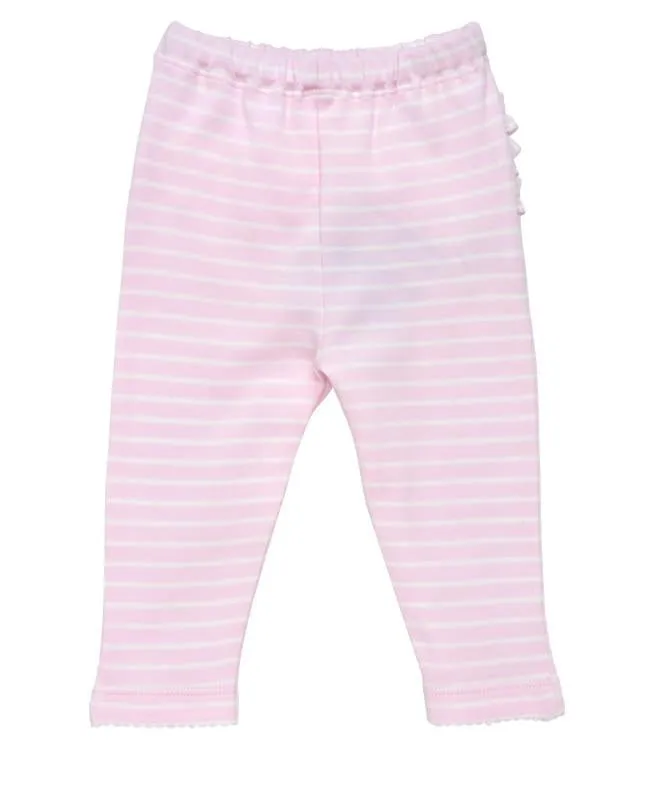 Under the Nile Organic Ruffle Back Legging - Pink