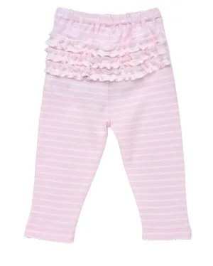 Under the Nile Organic Ruffle Back Legging - Pink