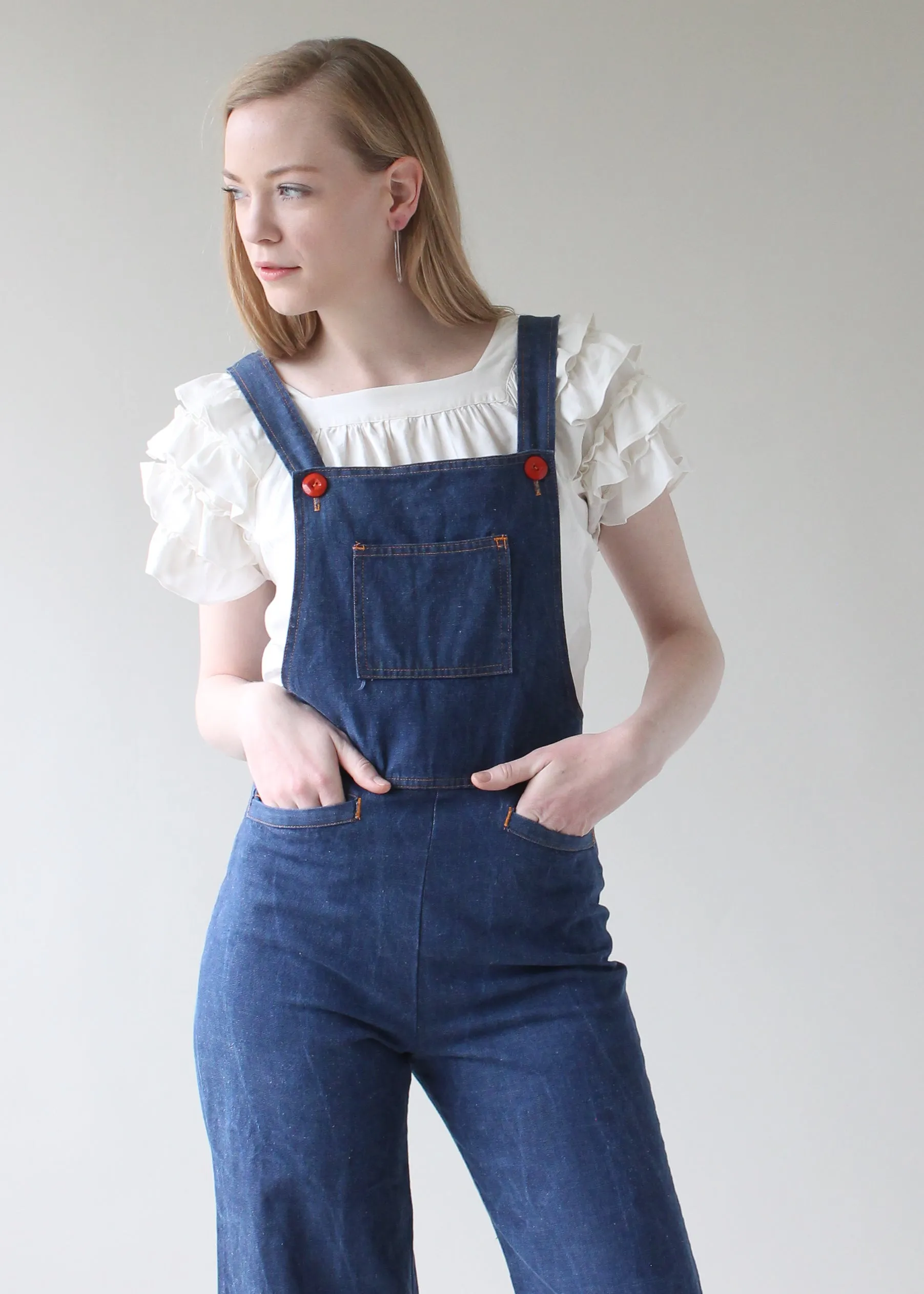 Vintage 1970s Denim Overalls