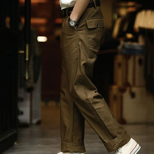 Vintage OG-107 Military Style Big Pockets Pants