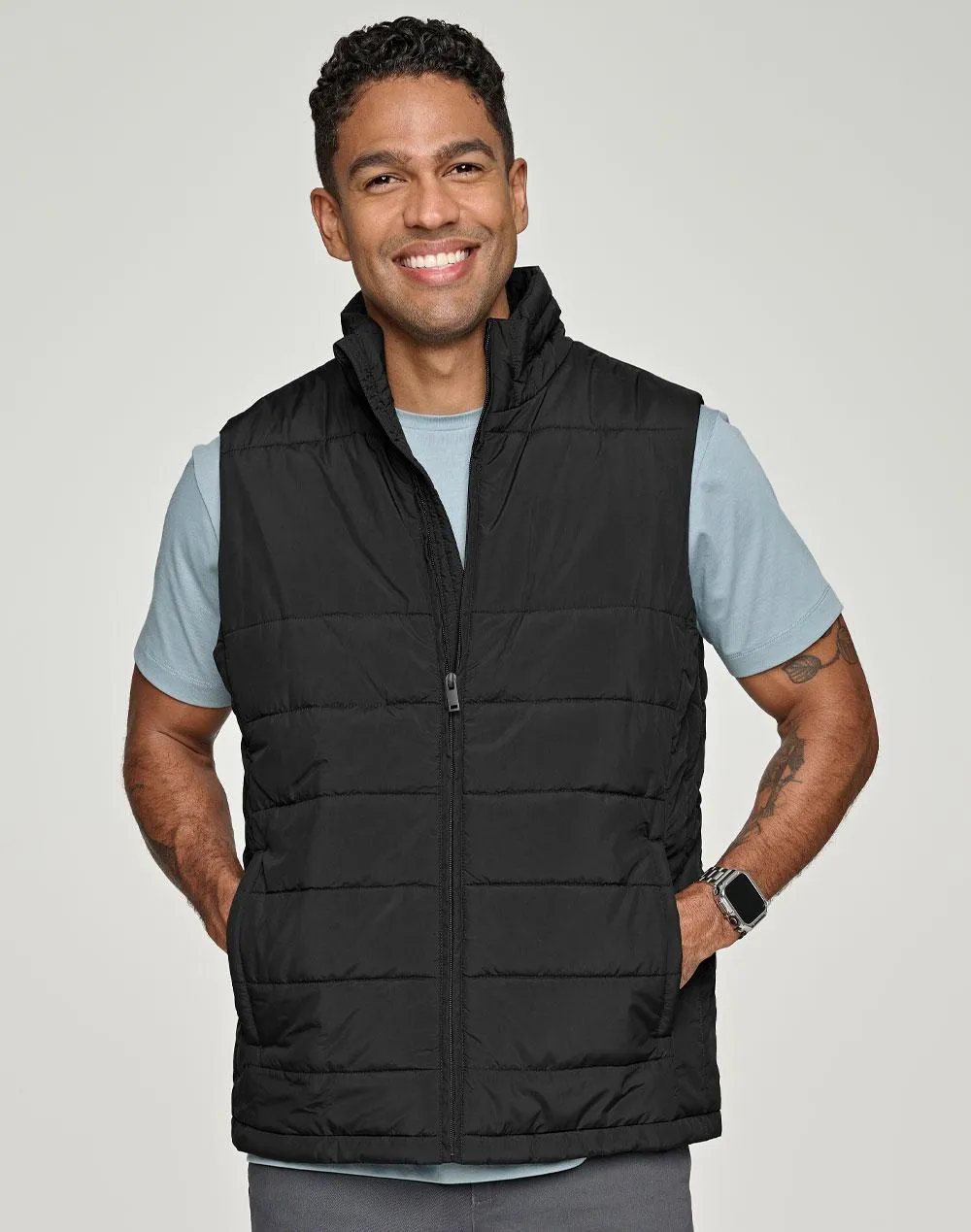 Winning Spirit Sustainable Insulated Puffer Vest (3D Cut) Men's-(JK61)