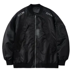 WLS Metallic Light Hidden Zipper Pocket Jacket