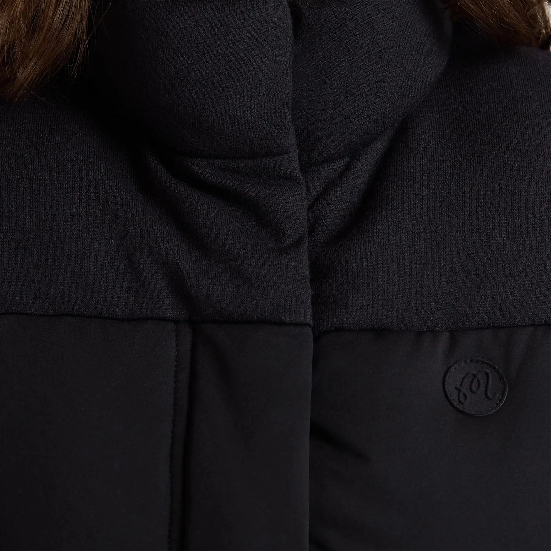 Womens Ines Puffer Vest Black - W24